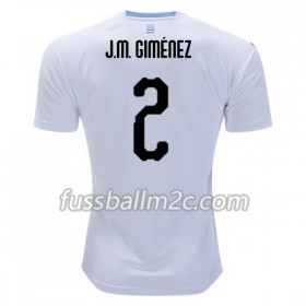 Fußballtrikots Uruguay J.M. Gimenez 2 Auswärts Trikotsatz WM 2018